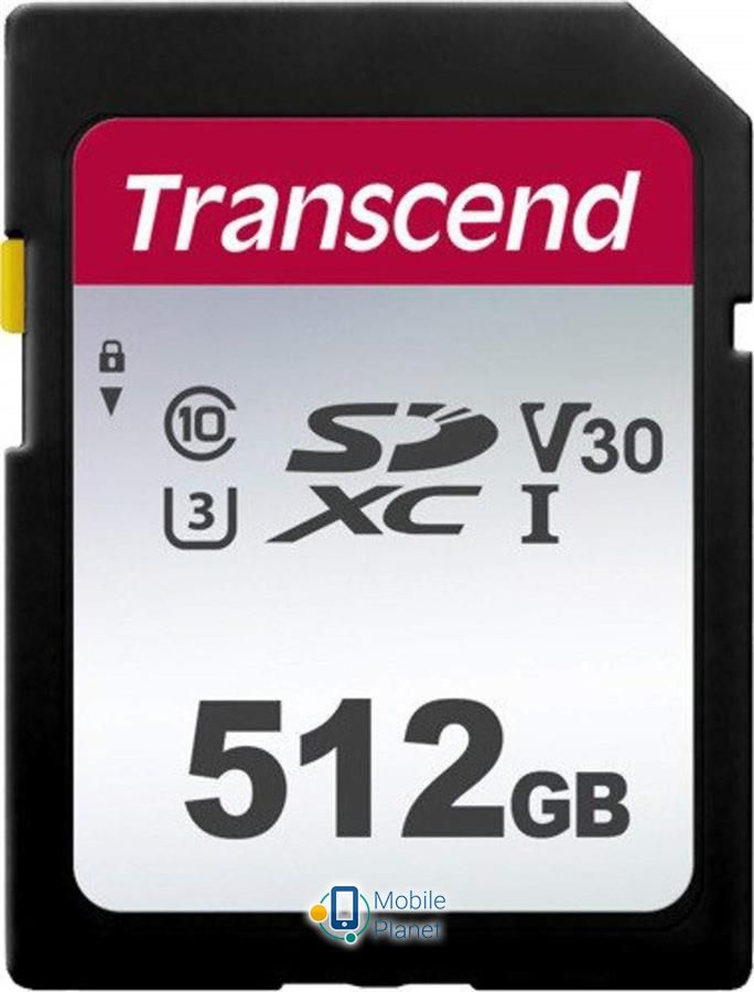 Карта памяти Transcend SDXC/SDHC 300S (TS512GSDC300S) (UA)