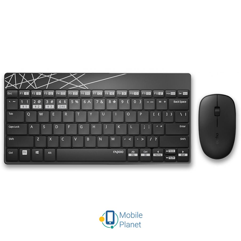 Комплект Rapoo 8000M Black