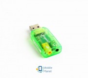 Gembird SC-USB-01 green USB2.0-Audio
