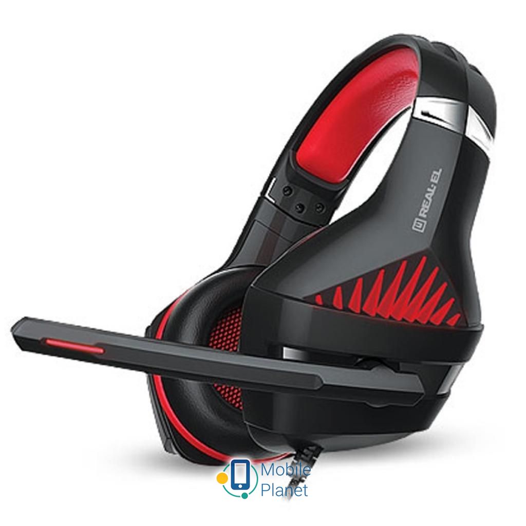 Наушники REAL-EL GDX-7600 Bblack-Red (UA)