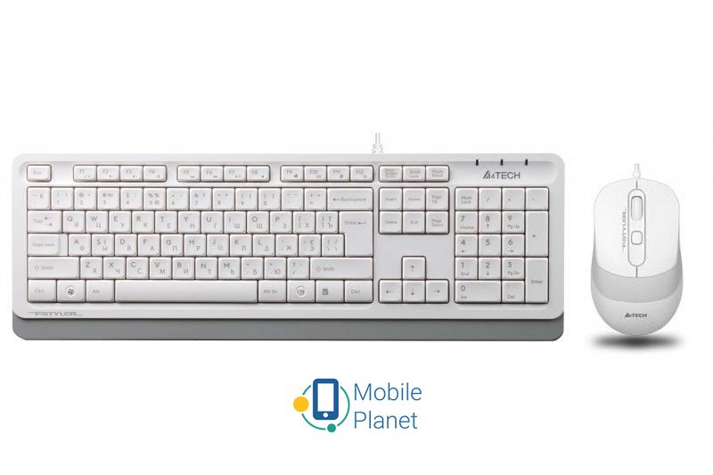 Комплект A4Tech F1010 White USB