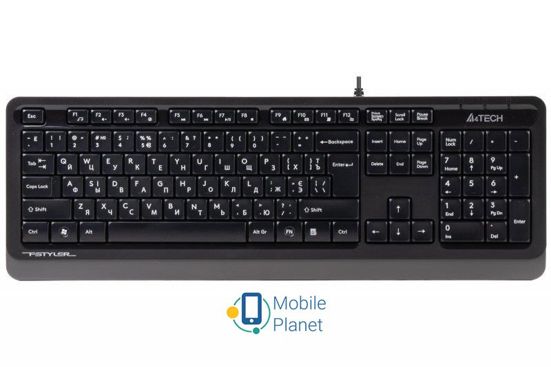 Клавіатура A4Tech FK10 Black/Grey USB