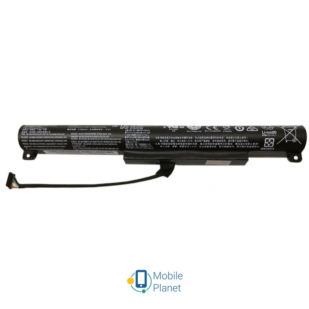 Акумулятор для ноутбука Lenovo IdeaPad 100-15IBY L14C3A01, 2200mAh (24Wh), 3cell, 10.8V, Li (A47186) (UA)