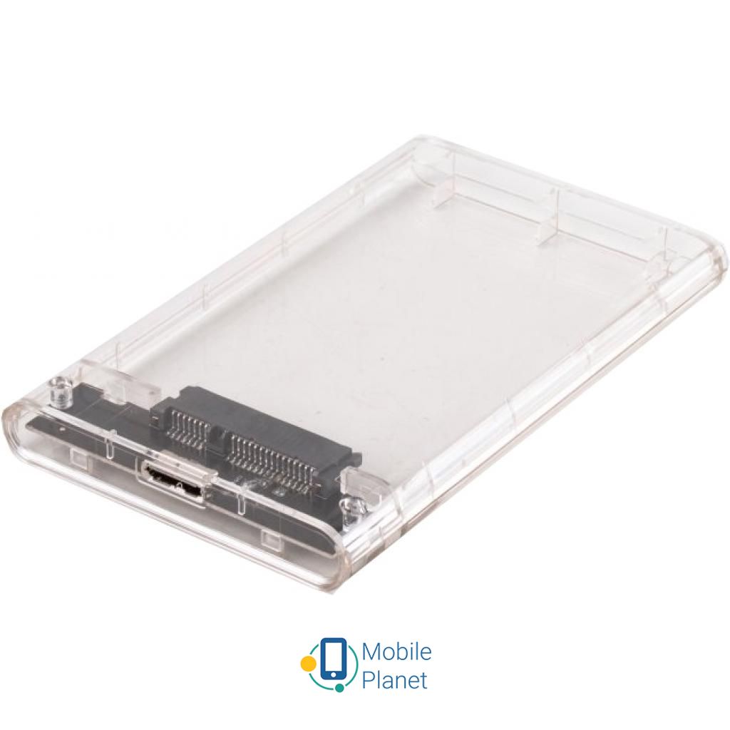 Карман для диска AgeStar 2.5 , USB3.0, прозорий (3UB2P4)