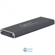 GEMBIRD M.2 (NGFF), USB3.0, чорний (EE2280-U3C-01) (UA)