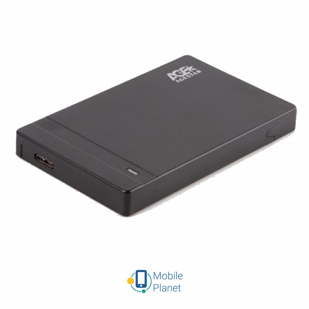 Карман для диска AgeStar 2.5 , USB3.0, чорний (3UB2P3) (UA)