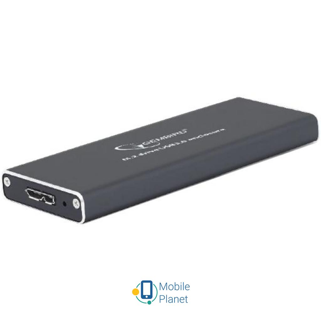 Карман для диска GEMBIRD M.2 (NGFF), USB3.0, чорний (EE2280-U3C-01) (UA)