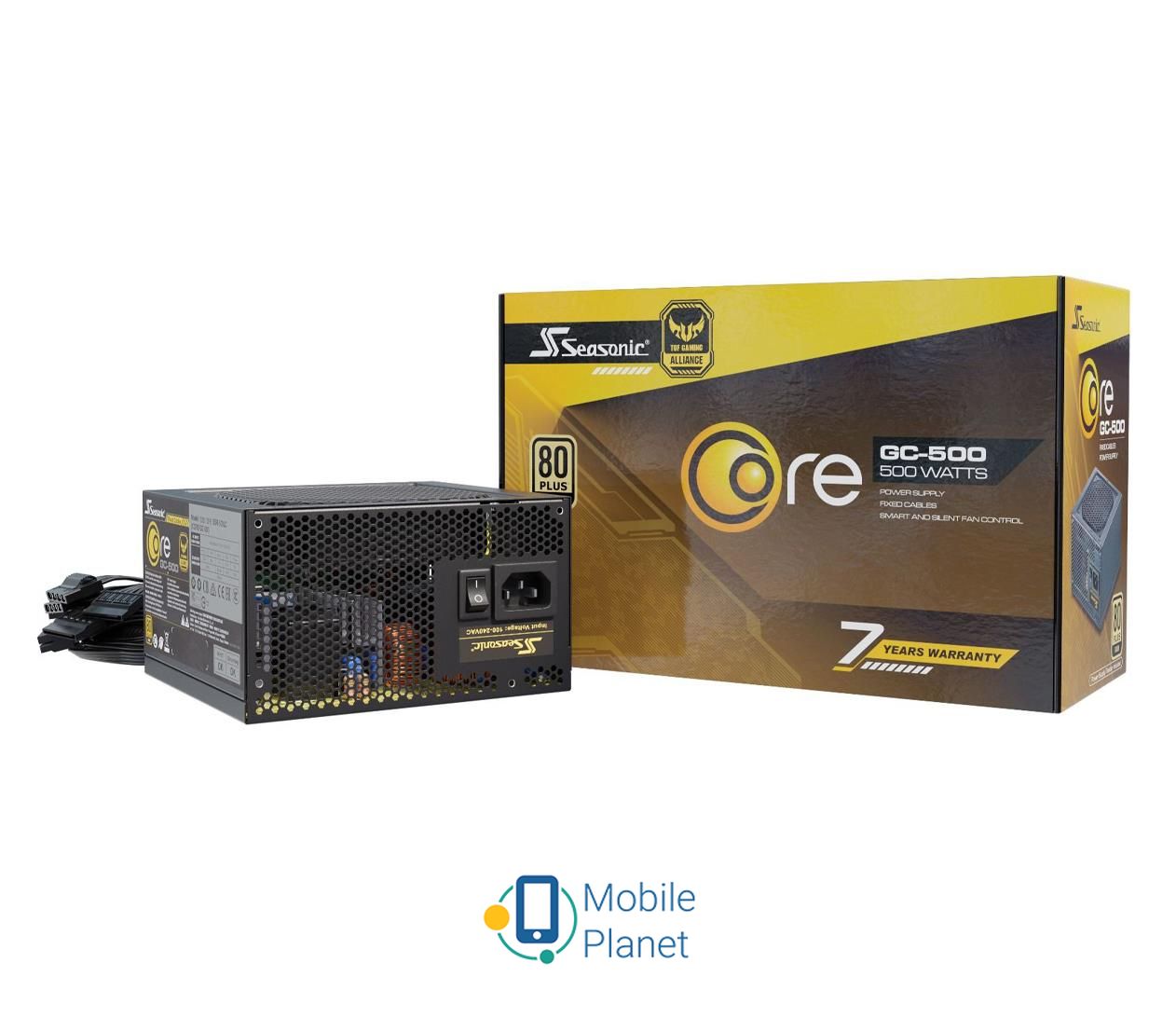 Блок питания Seasonic Core GC 500W 80 Plus Gold (CORE-GC-500) EU