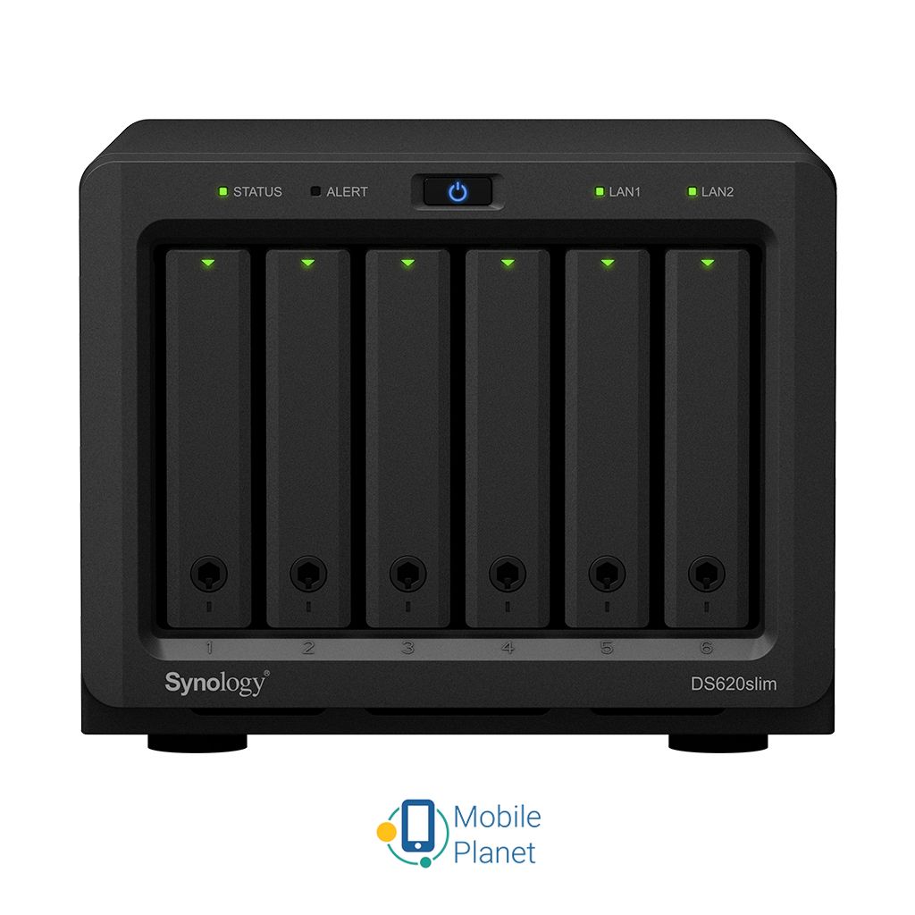 Сетевое хранилище NAS Synology DS620slim (UA)