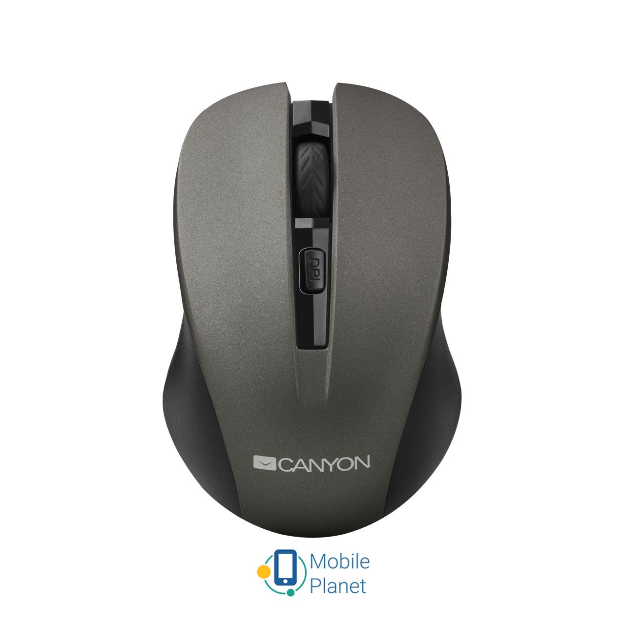 Мышь беспроводная Canyon CNE-CMSW1G Grey USB (UA)