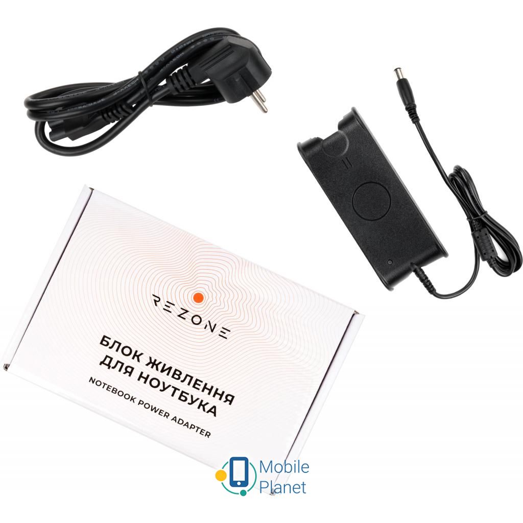 Блок питания к ноутбуку Rezone DELL 65W 19.5V 3.34A разъем 7.4*5.0 (RZPSDL65197450) (UA)