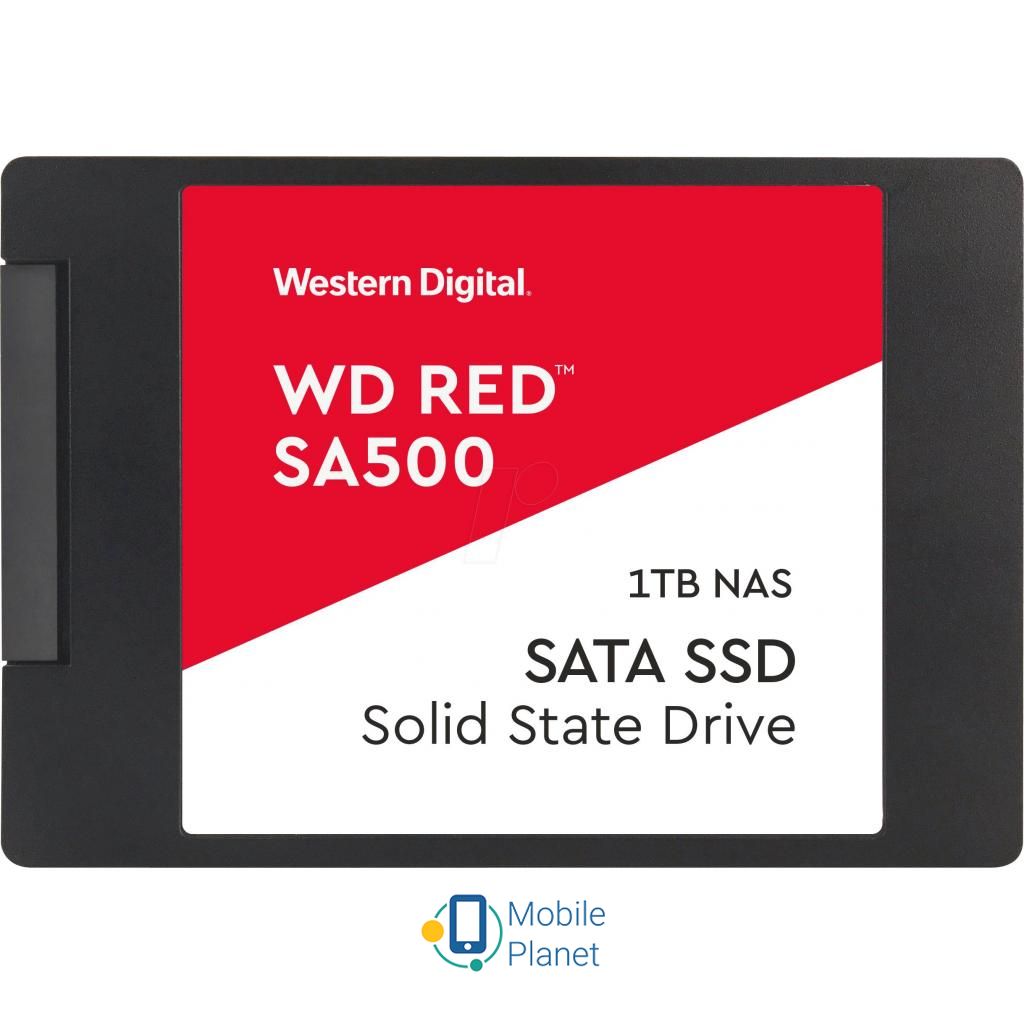 SSD диск 2.5 1TB Western Digital Red SA500 NAS SATA SSD (WDS100T1R0A) (UA)