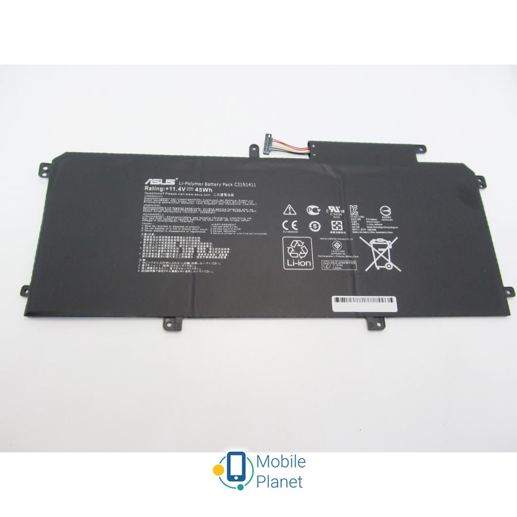 Акумулятор для ноутбука ASUS UX305FA C31N1411, 3830mAh (45Wh), 6cell, 11.4V, Li-ion (A47183) (UA)
