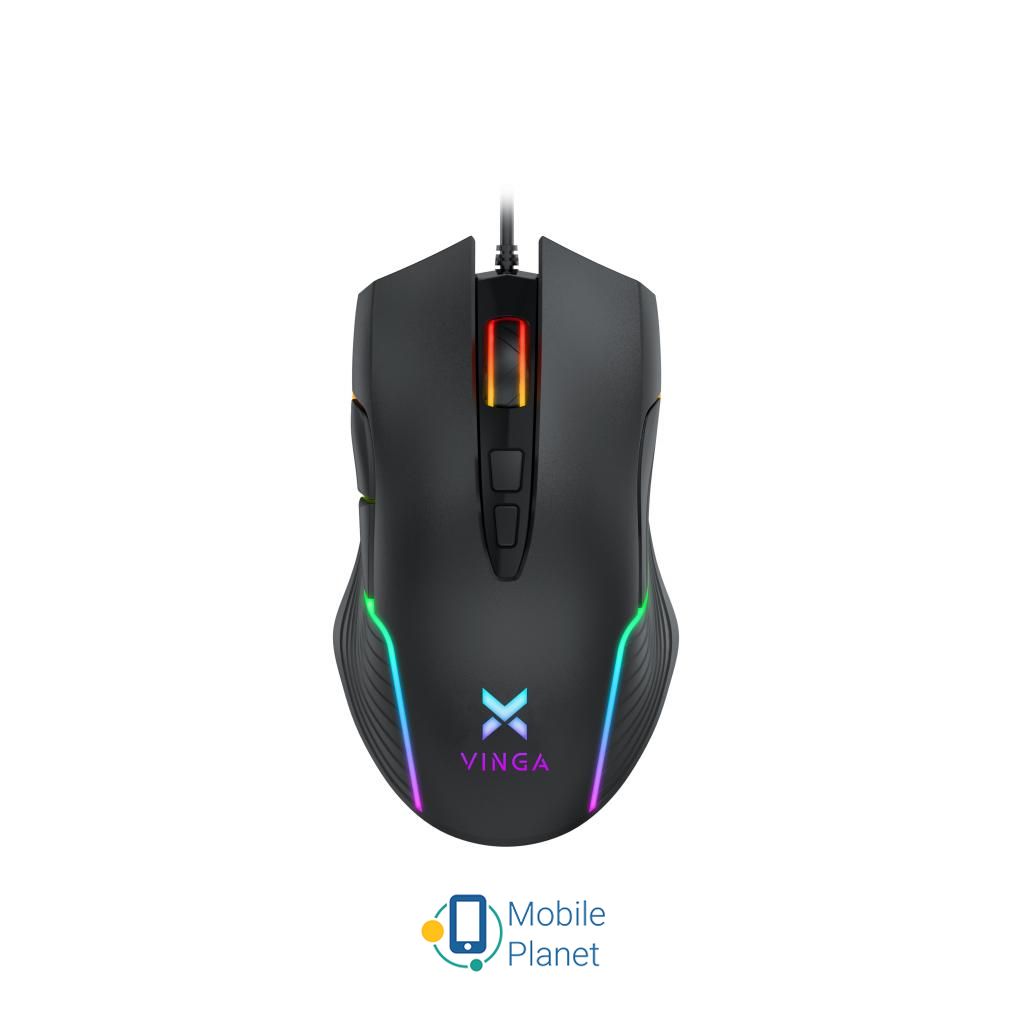 Мышь Vinga MSG-200 Black (UA)