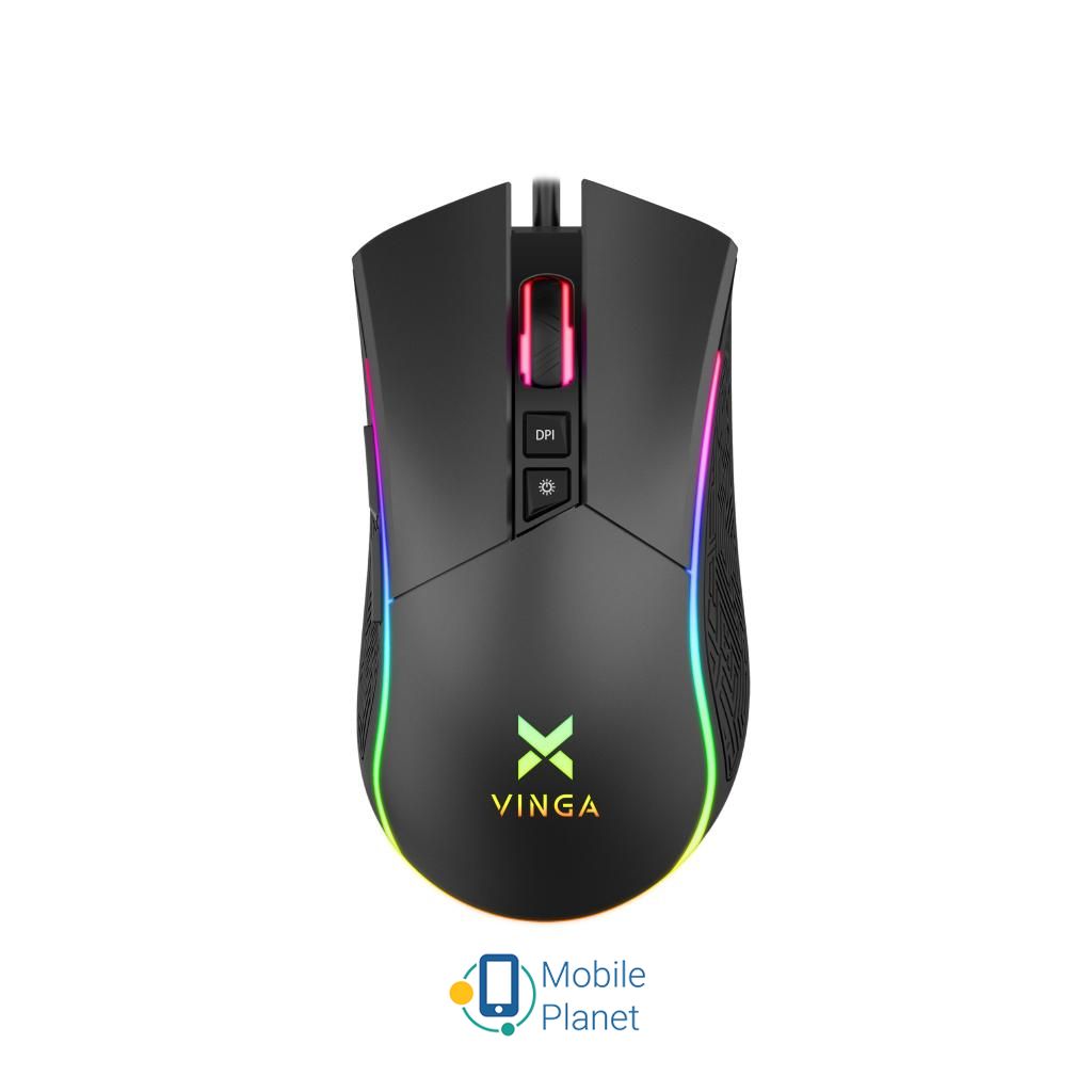 Миша Vinga MSG-201 Black (UA)