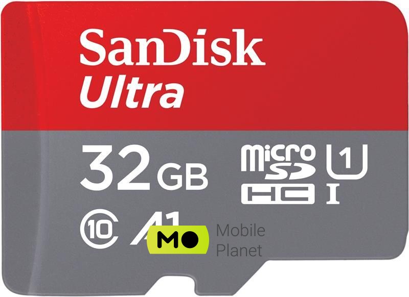 Карта памяти SanDisk microSDHC C10 UHS-I (SDSQUNR-032G-GN3MA)