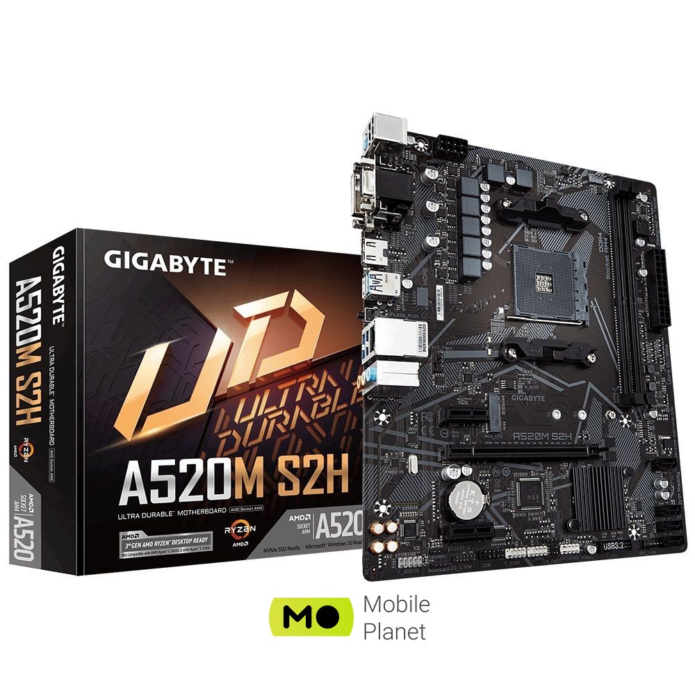 Материнская плата Gigabyte A520M S2H Socket AM4