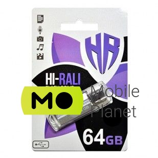 Флеш пам `ять USB 64GB Hi-Rali Corsair Series Silver (HI-64GBCORSL) (UA)