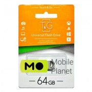 USB 64GB T & G 107 Metal Series Silver (TG107-64G) (UA)