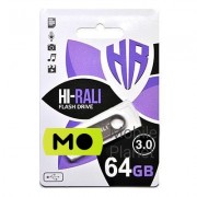 USB3.0 64GB Hi-Rali Shuttle Series Silver (HI-64GB3SHSL)