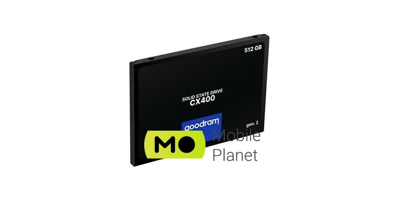 SSD диск 512GB GOODRAM CX400 Gen.2 2.5 SATAIII 3D TLC (SSDPR-CX400-512-G2) (UA)