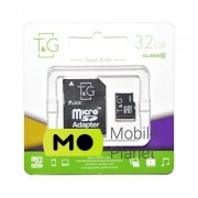 MicroSDHC 32GB UHS-I Class 10 T&G + SD-adapter (TG-32GBSD10U1-01)