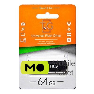 Флеш пам `ять USB 64GB T & G 011 Classic Series Black (TG011-64GBBK)