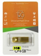 USB 64GB T & G 117 Metal Series Gold (TG117GD-64G)