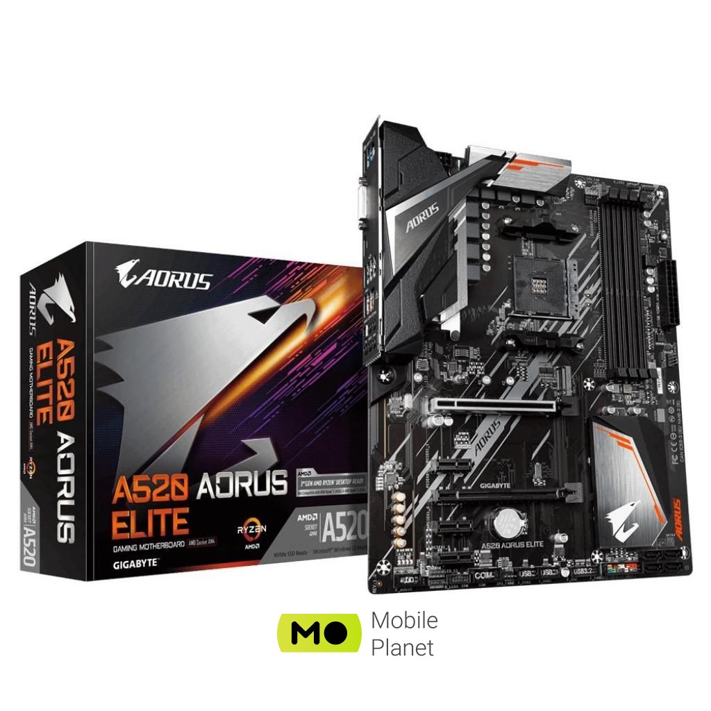 Материнська плата GIGABYTE A520 AORUS ELITE