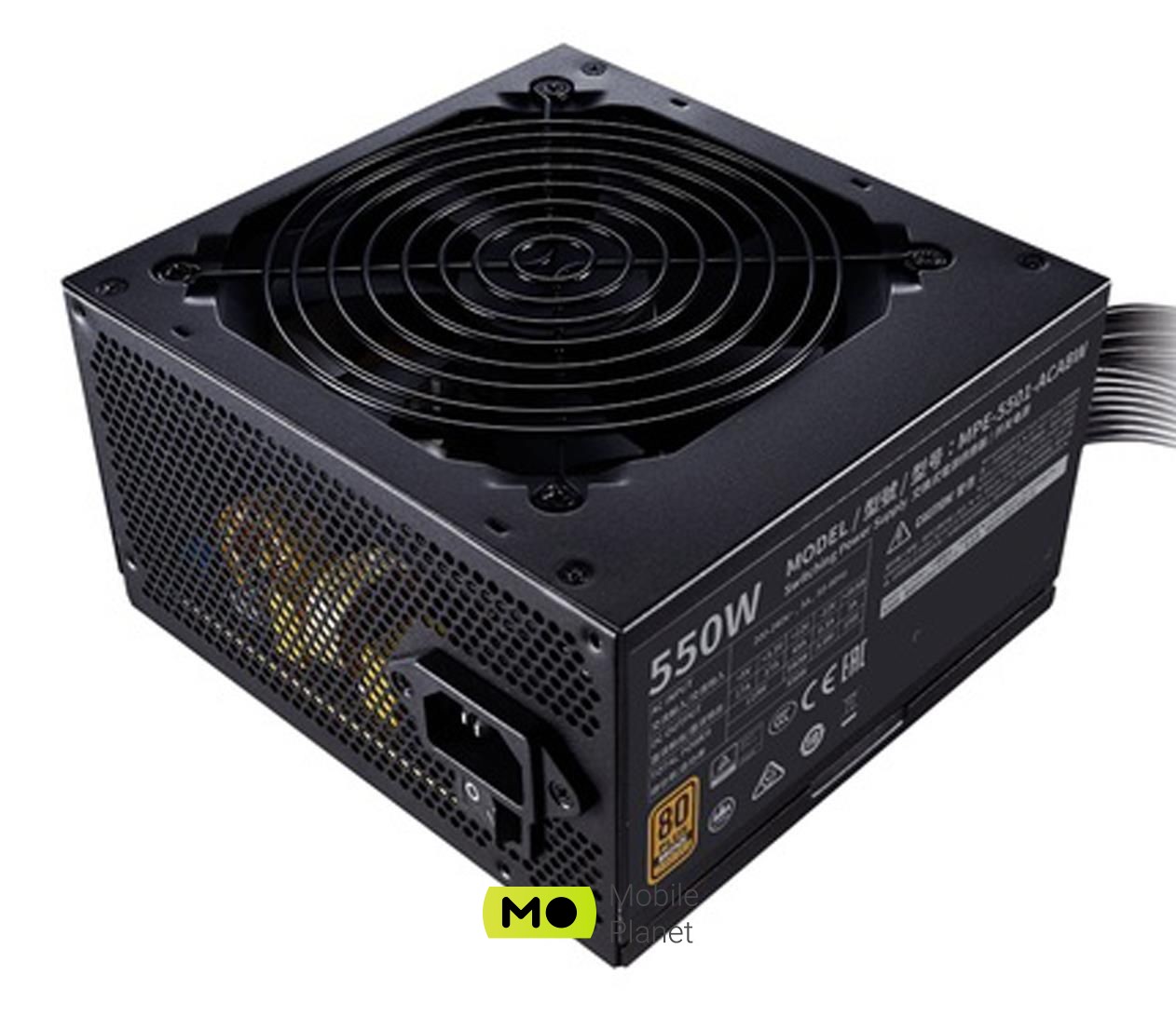 Блок живлення Cooler Master MWE BRONZE V2 550W 80 Plus Bronze (MPE-5501-ACABW-BEU) EU