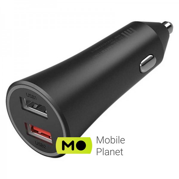 Xiaomi Mi Car Charger QC3.0 37W 2USB Black (CC06ZM) (GDS4131CN)