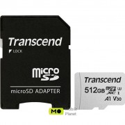 Transcend 512GB microSDXC Class 10 U3 (TS512GUSD300S-A) (UA)