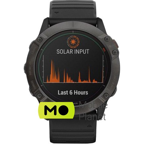 Garmin Fenix ​​6X Pro Solar Titanium Carbon Grey DLC with Black Band (010-02157-21/26)