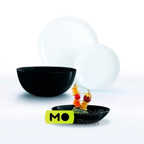 Luminarc DIWALI BLACK & WHITE, 19 предметів (P4360) (UA)