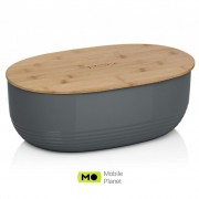 Хлібниця Kela Namur Dark Gray 37,5х23х14 см (12063) (UA)