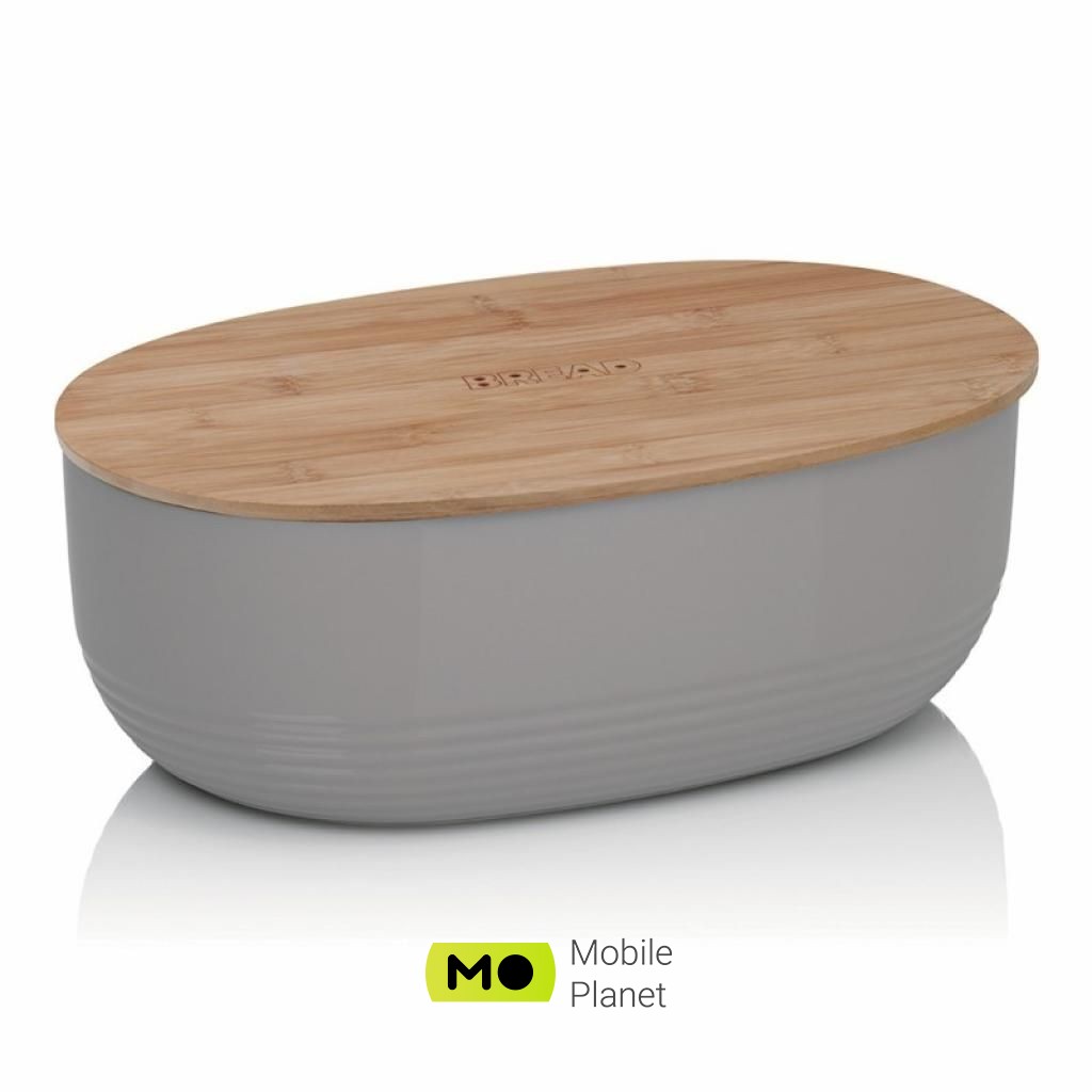 Хлібниця Kela Namur Gray 37,5х23х14 см (12062) (UA)