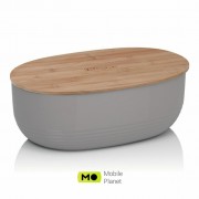 Хлебница Kela Namur Gray 37,5х23х14 см (12062) (UA)