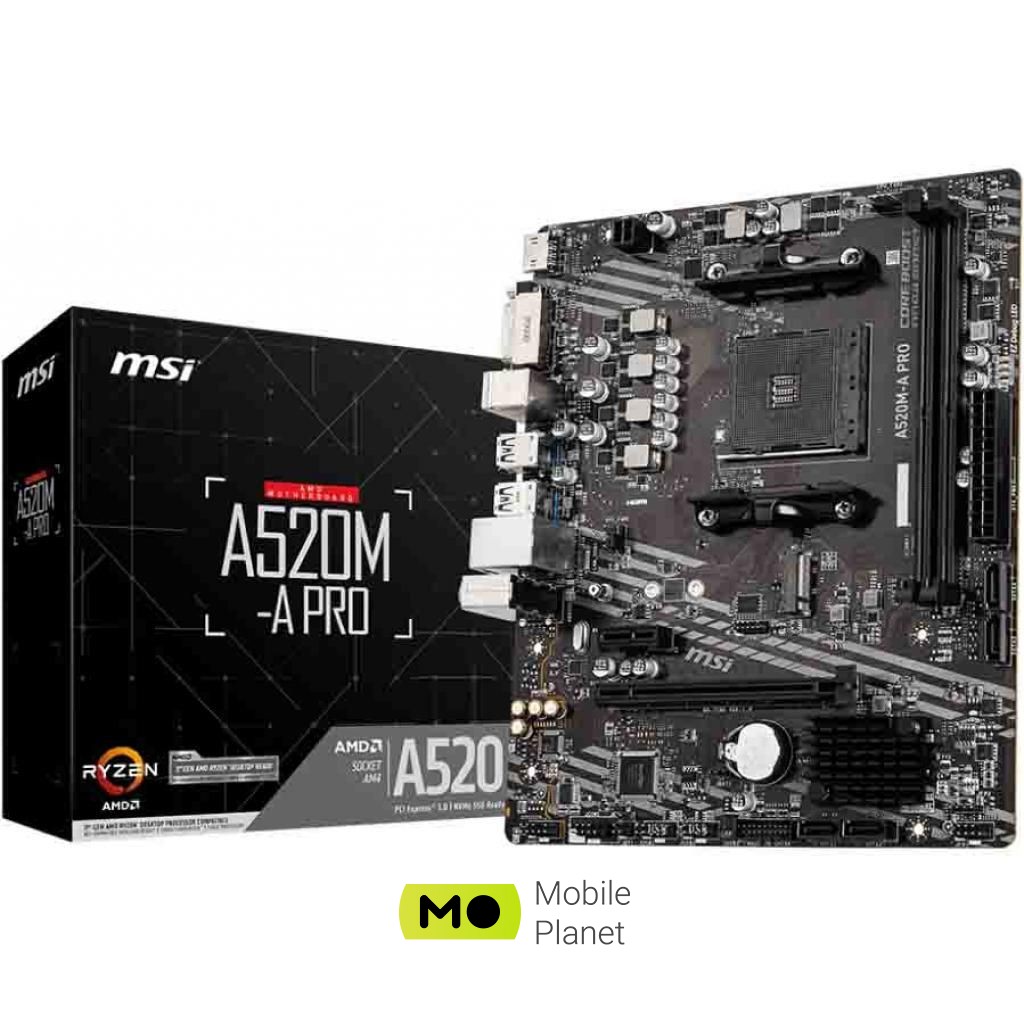 Материнська плата MSI A520M-A PRO (911-7C96-024)