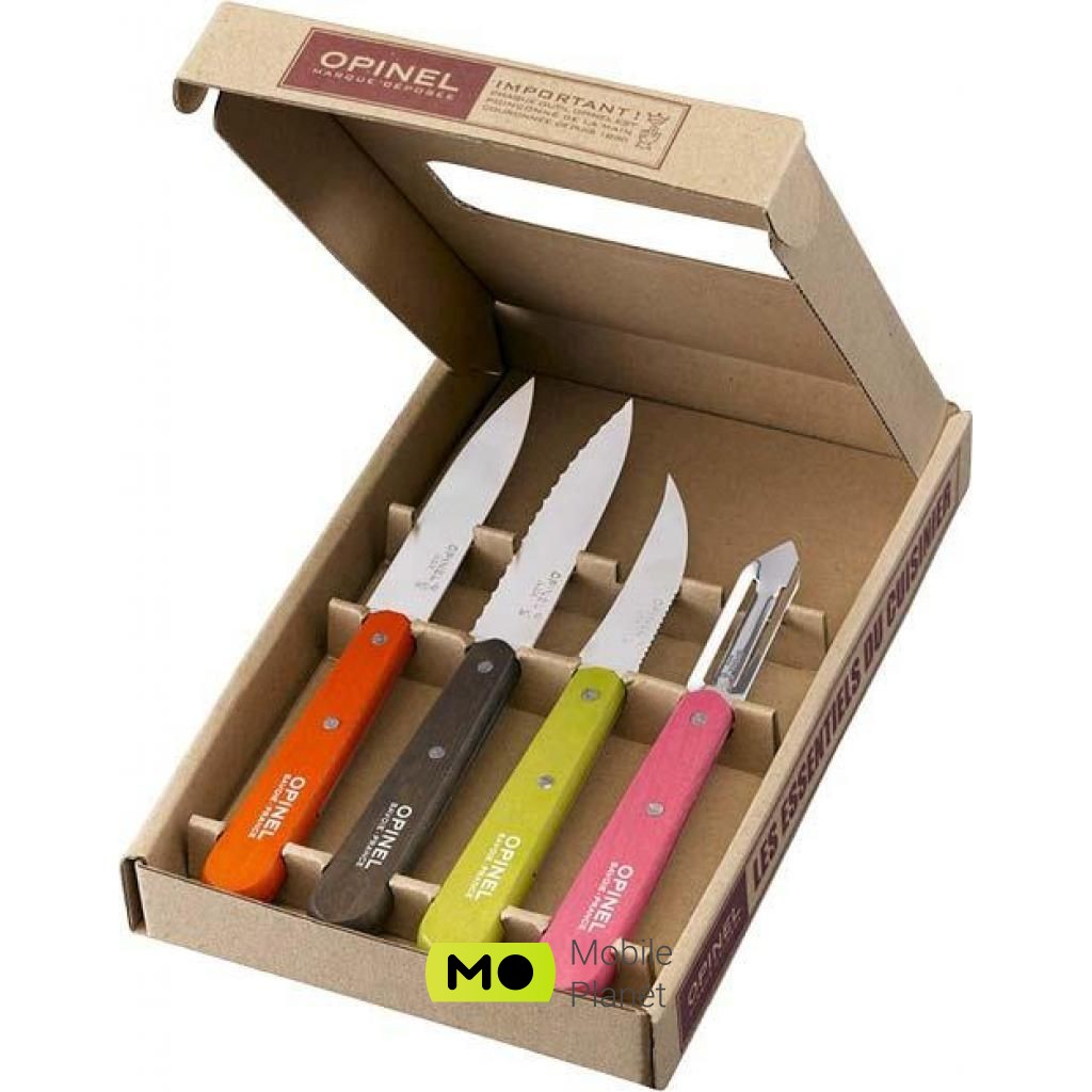 Opinel Les Essentiels 50's 4шт (001452) (UA)