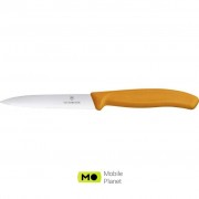 Victorinox SwissClassic для нарізки 10 см, хвилясте лезо, помаранчевий (6.7736.L9) (UA)