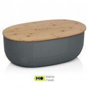 Хлібниця Kela Namur Dark Gray 37,5х23х14 см (12063) (UA)