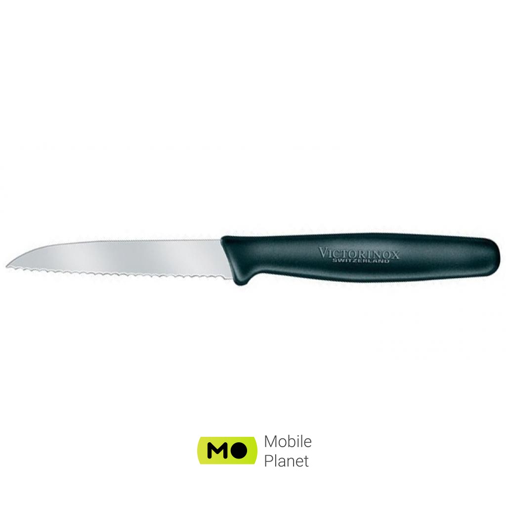 Victorinox Standart 8 см, з хвилястим лезом, чорний (5.0633) (UA)