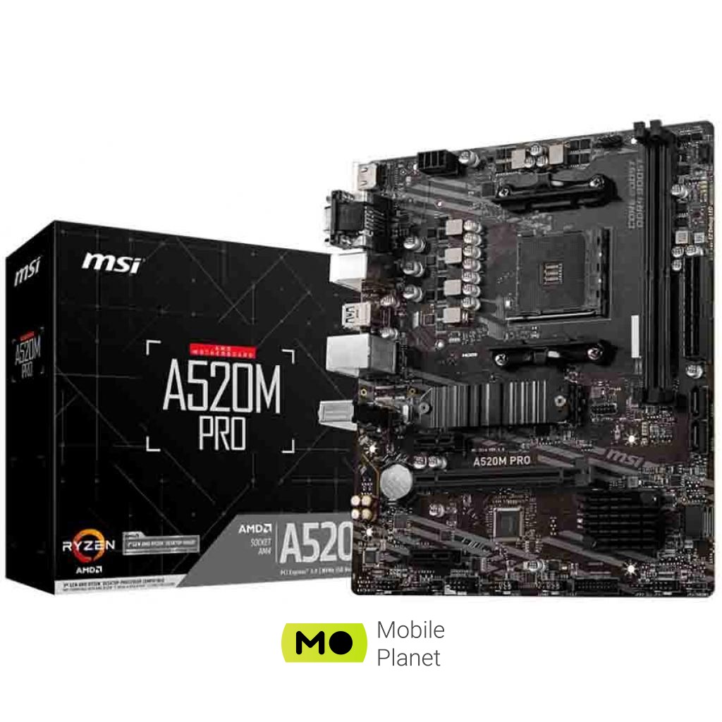 Материнська плата MSI A520M PRO