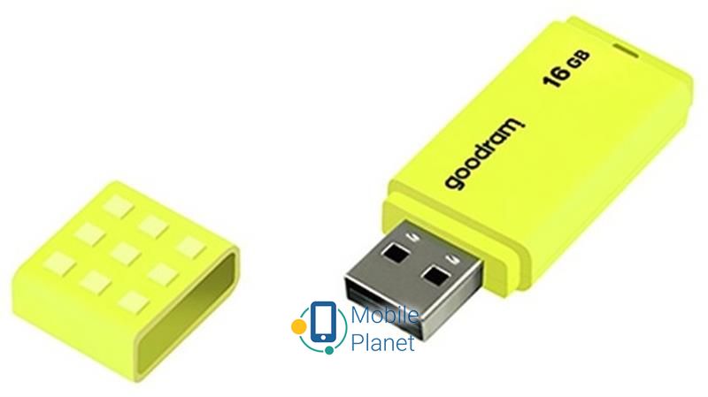 Флеш пам `ять 16GB GOODRAM UME2 Yellow (UME2-0160Y0R11)