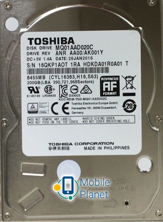 Жесткий диск HDD 2.5