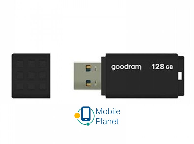 Флеш память USB3.0 128GB GOODRAM UME3 Black (UME3-1280K0R11) (UA)