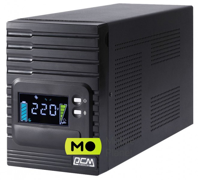 Джерело безперебійного живлення Powercom SPT-1000-II LCD Powercom (SPT.1000.II.LCD) (UA)