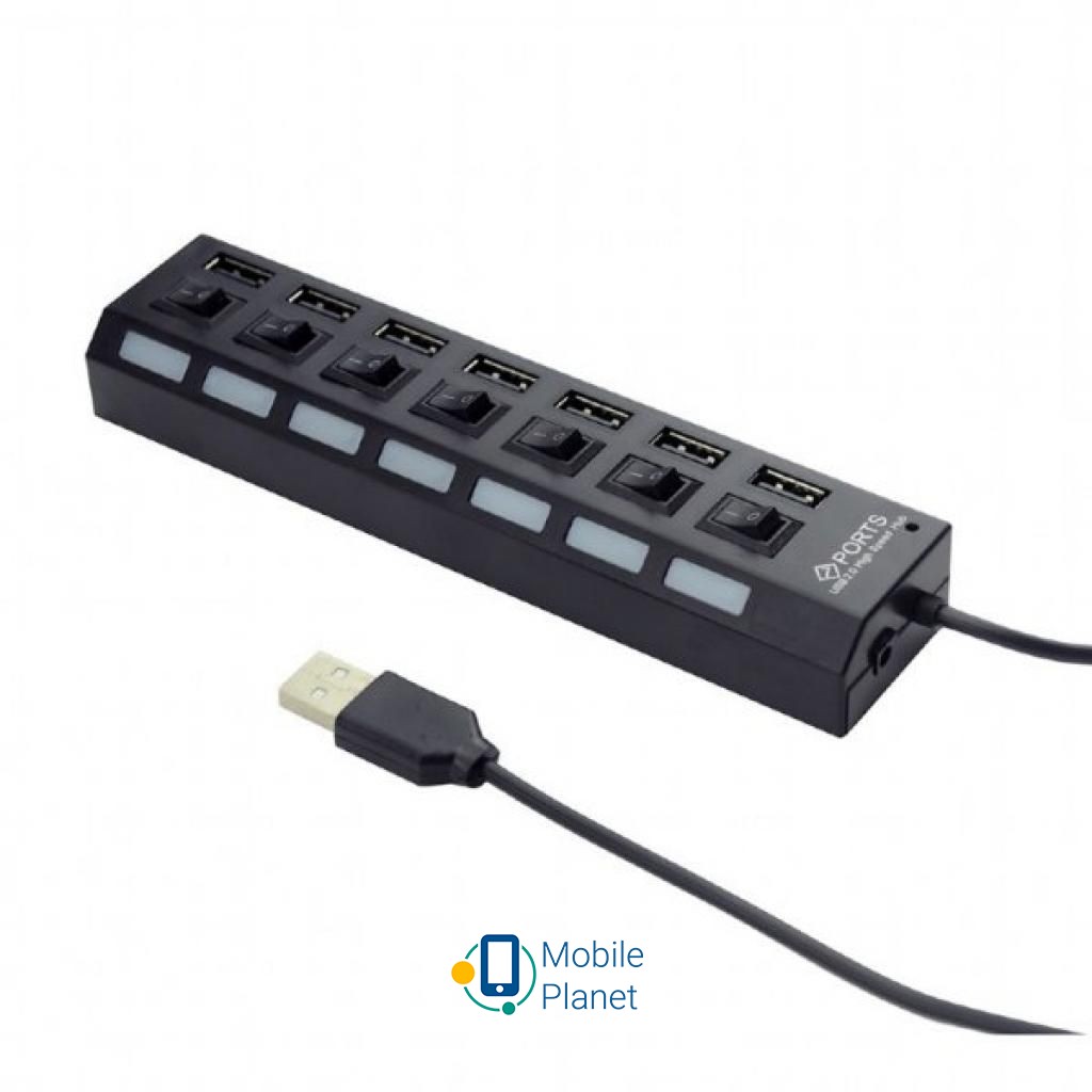 7 port USB 2.0 GEMBIRD (UHB-U2P7-03) (UA)