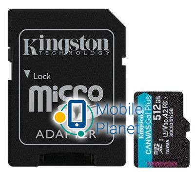 Карта пам'яті Kingston Canvas Go! Plus microSD (SDCG3/512GB)