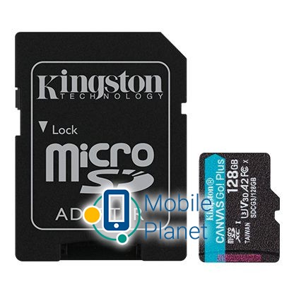 Карта пам'яті Kingston Canvas Go! Plus microSD (SDCG3/128GB)